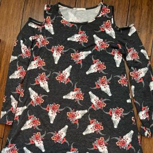 12pm by Mon Ami- Cold Shoulder Dress